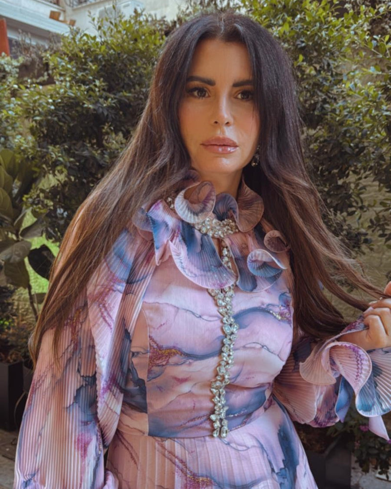 שמלת ג׳בו שילוב יהלומים