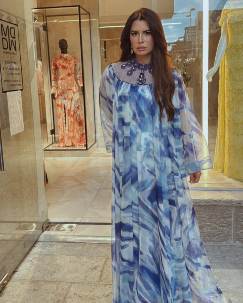 שמלת גלביה צרפתית