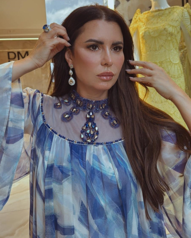 שמלת גלביה צרפתית