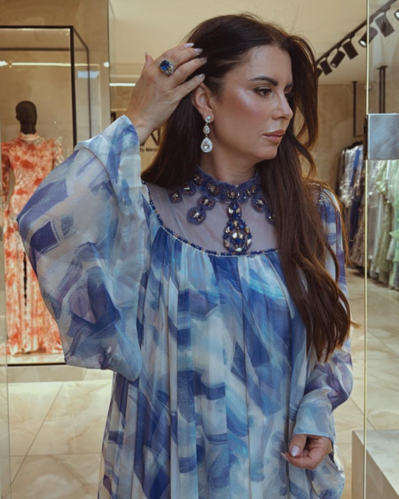 שמלת גלביה צרפתית