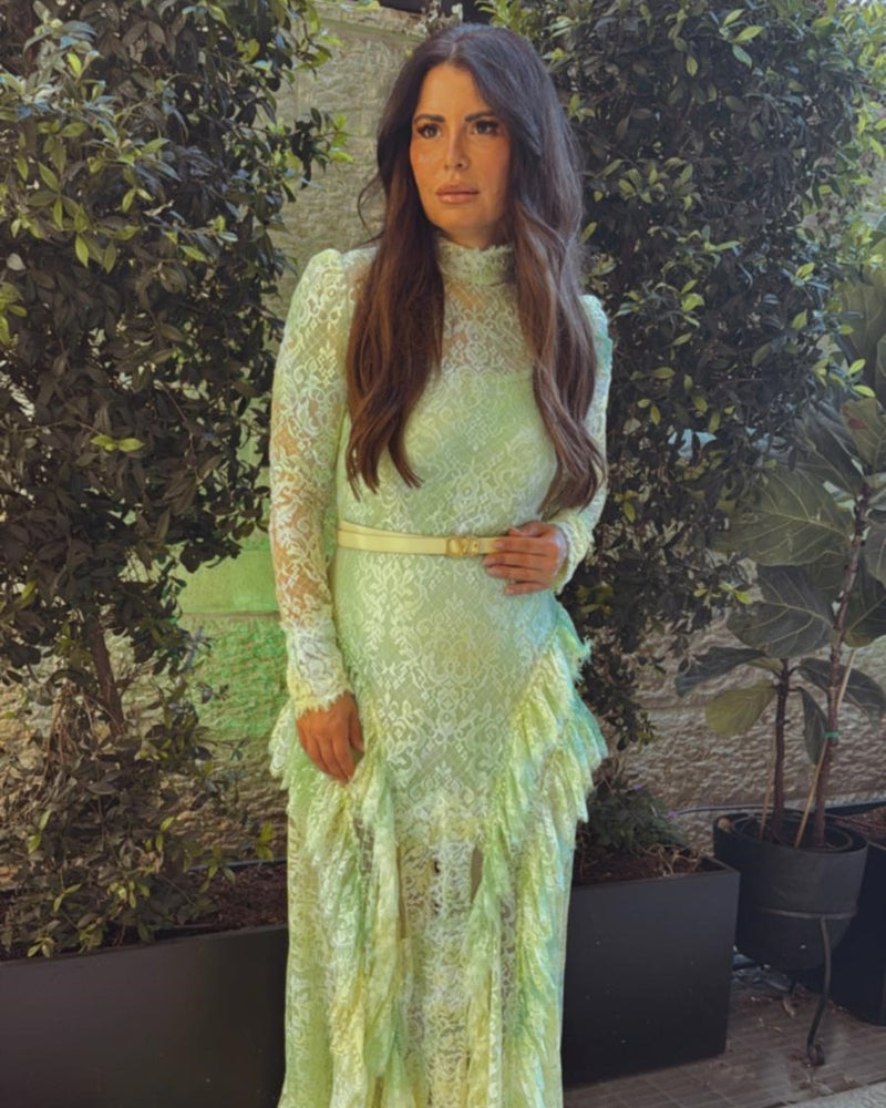 שמלת תחרה כיפור צרפתי