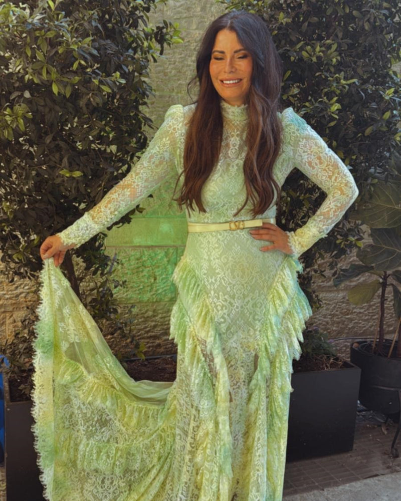 שמלת תחרה כיפור צרפתי