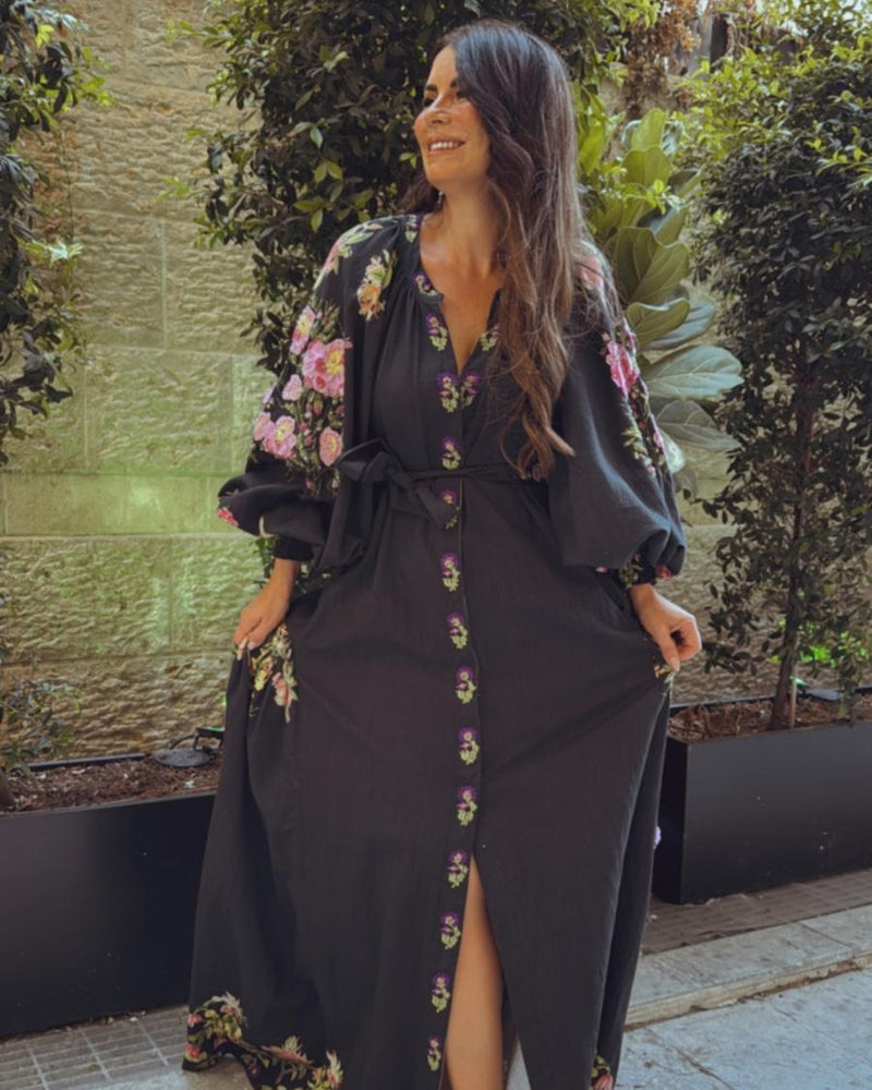 שמלת פרחים תלת מימד