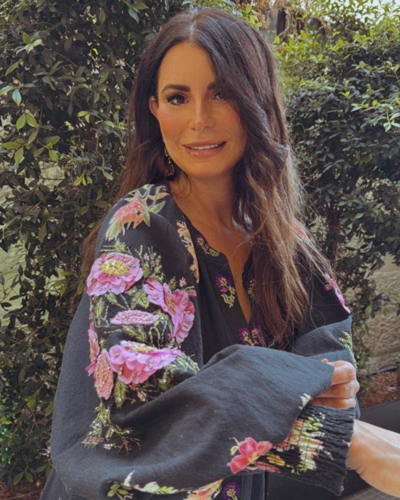 שמלת פרחים תלת מימד