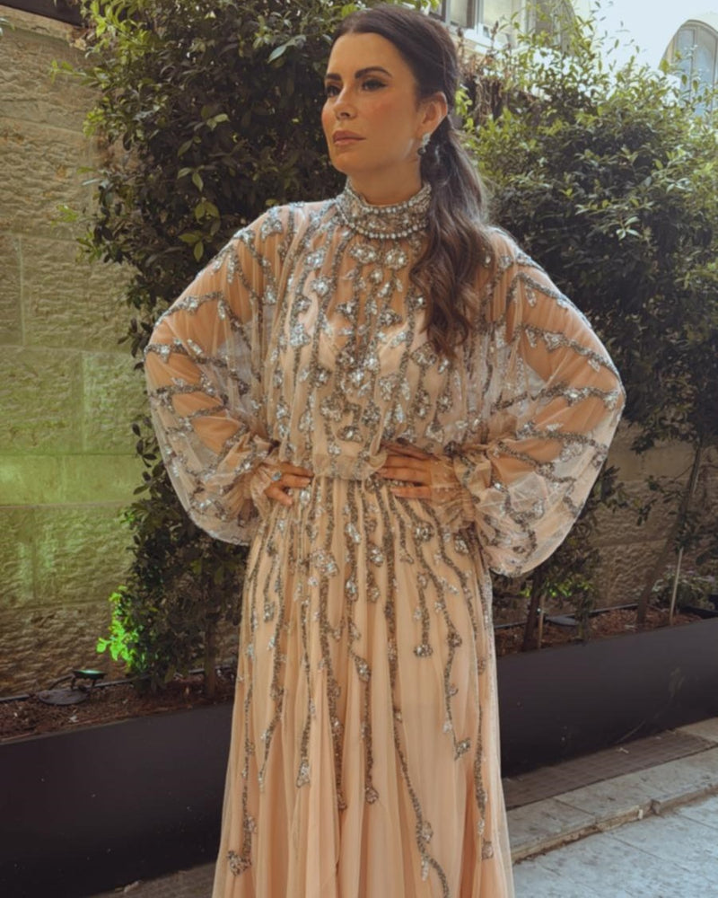 שמלת ערב אוסקר אבנים