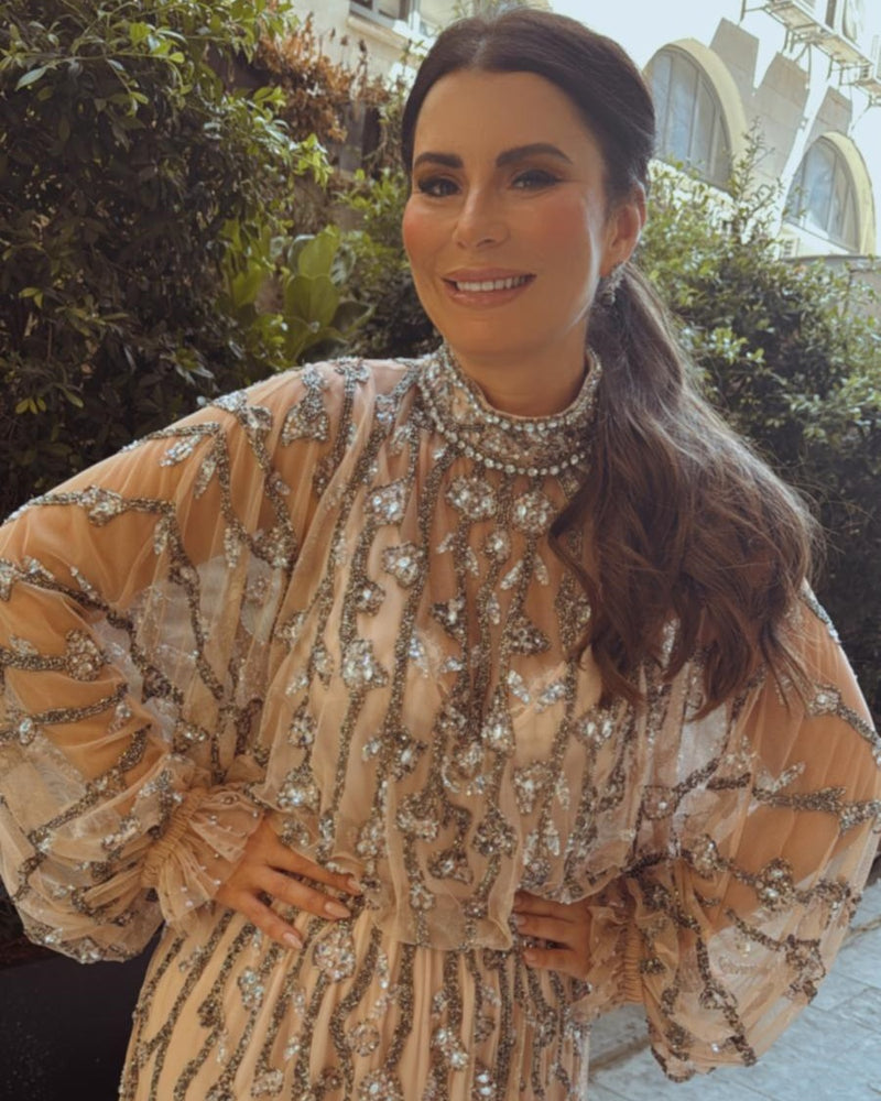 שמלת ערב אוסקר אבנים