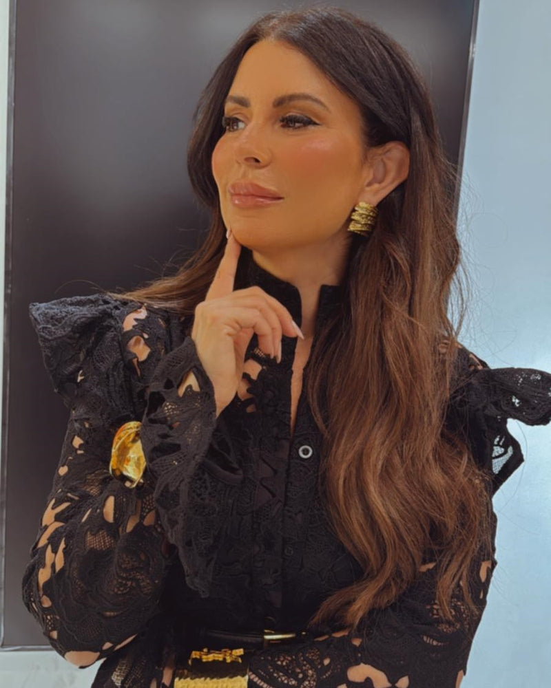 שמלת תחרה גיפור מידי