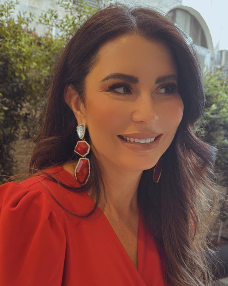 שמלת ערב אדומה