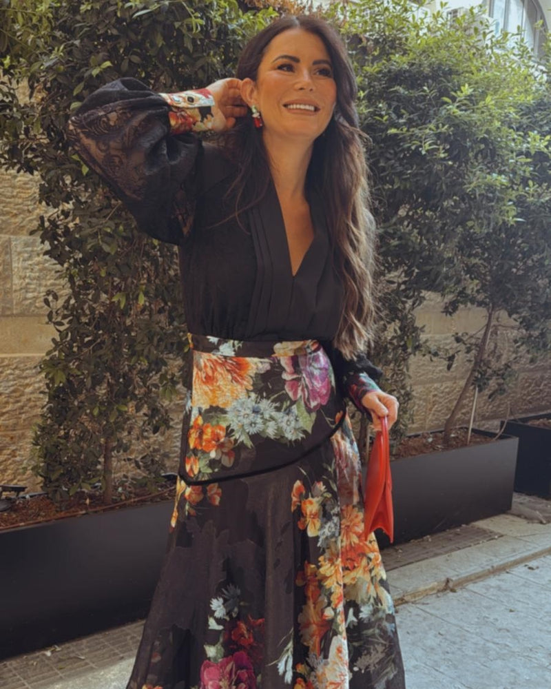 שמלת ערב דמוי חליפה