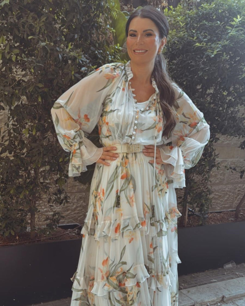 שמלת ערב משי