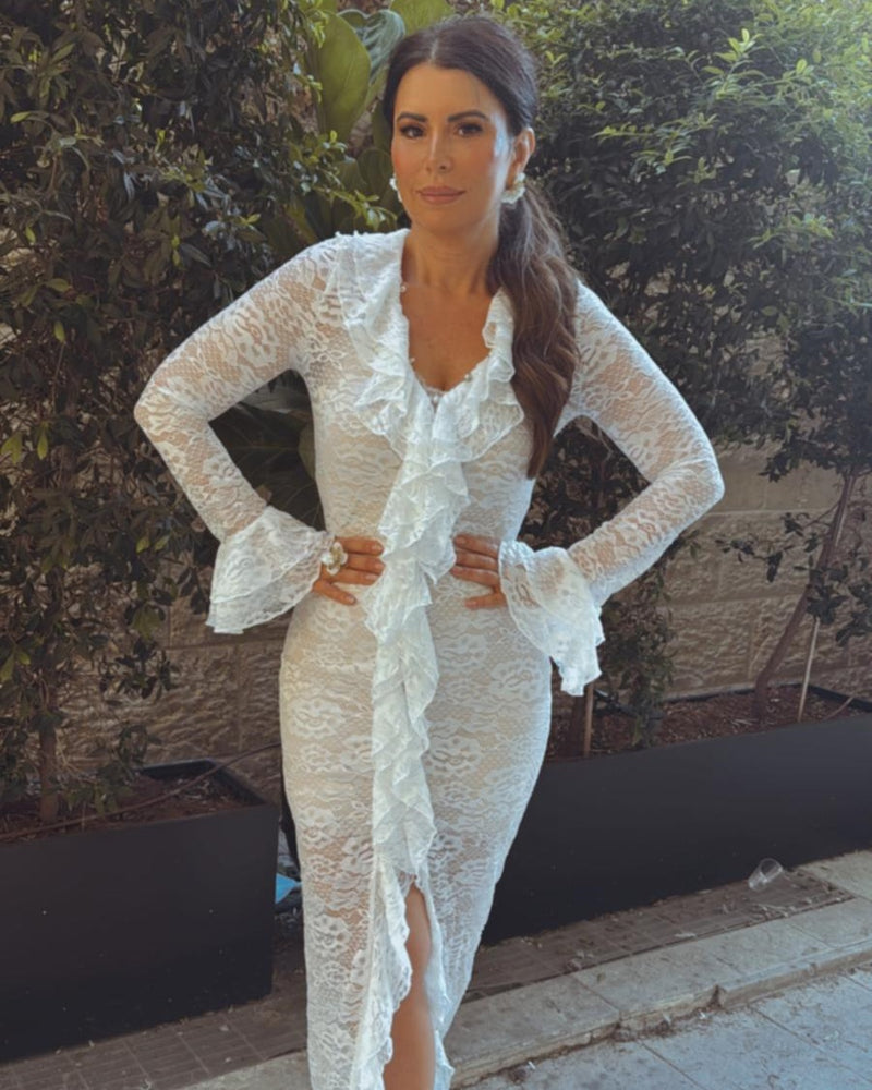 שמלת תחרה ז׳בו