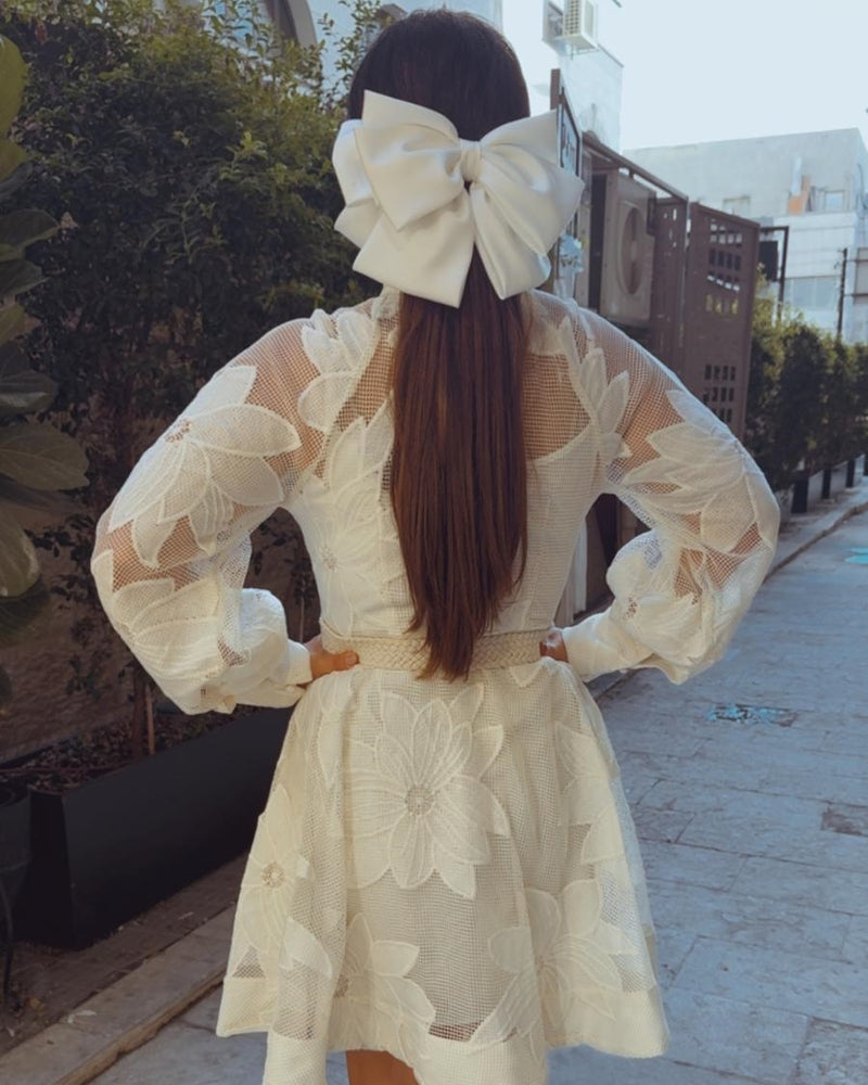 שמלת רשת קצרה