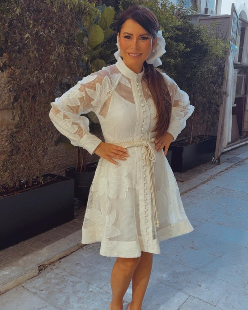 שמלת רשת קצרה