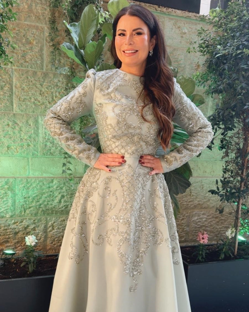 שמלת ערב בורקאט תלת מימד