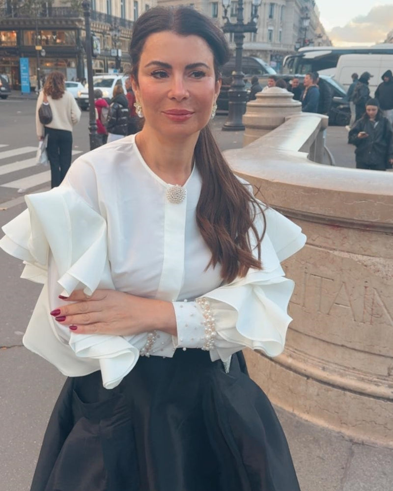 חצאית טפט, חולצת שרוול קומות